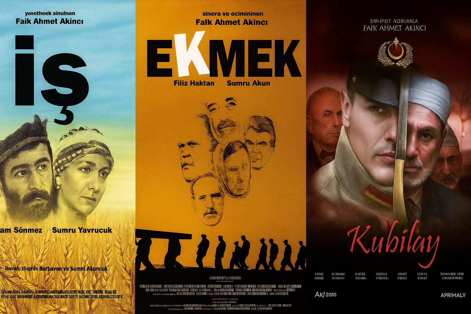 AKINCI YAPIM OLARAK YAPTIĞIMIZ BAZI FİLMLER